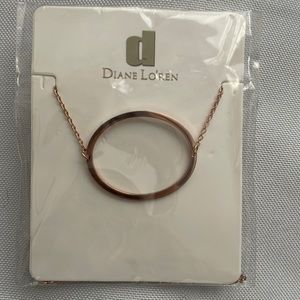 Diane Lo’Ren 18kt Gold Plated Rose Letter O